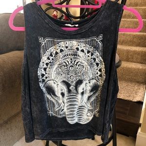 Touch Blue gray tank